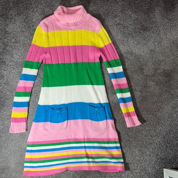 The Children's Place Other - The Children’s Place Knitted Multi Colored Dress